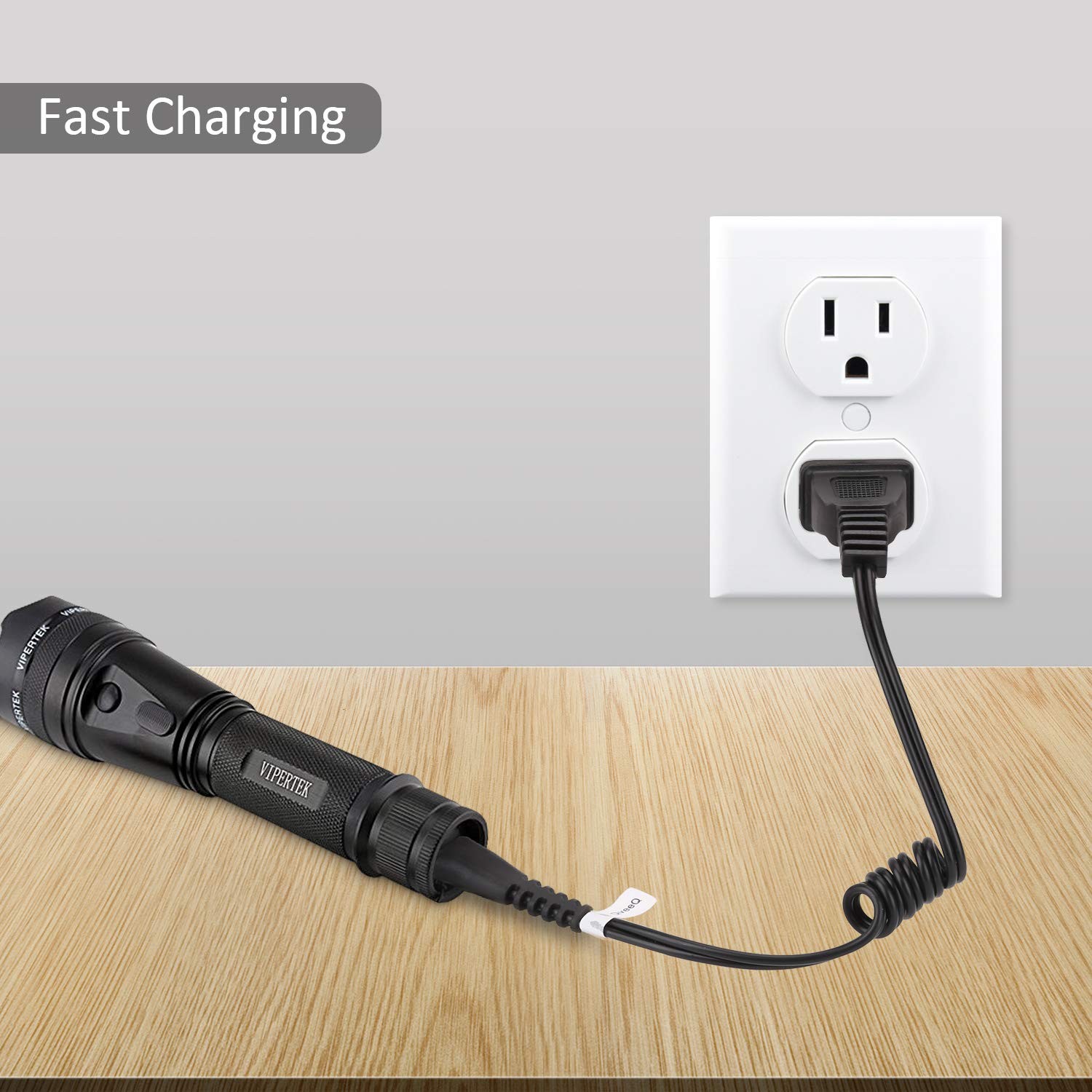 Stun Gun Charger Cord Compatible with VTS-T03, 9.8-13in / 24-35mm, 1 Pack