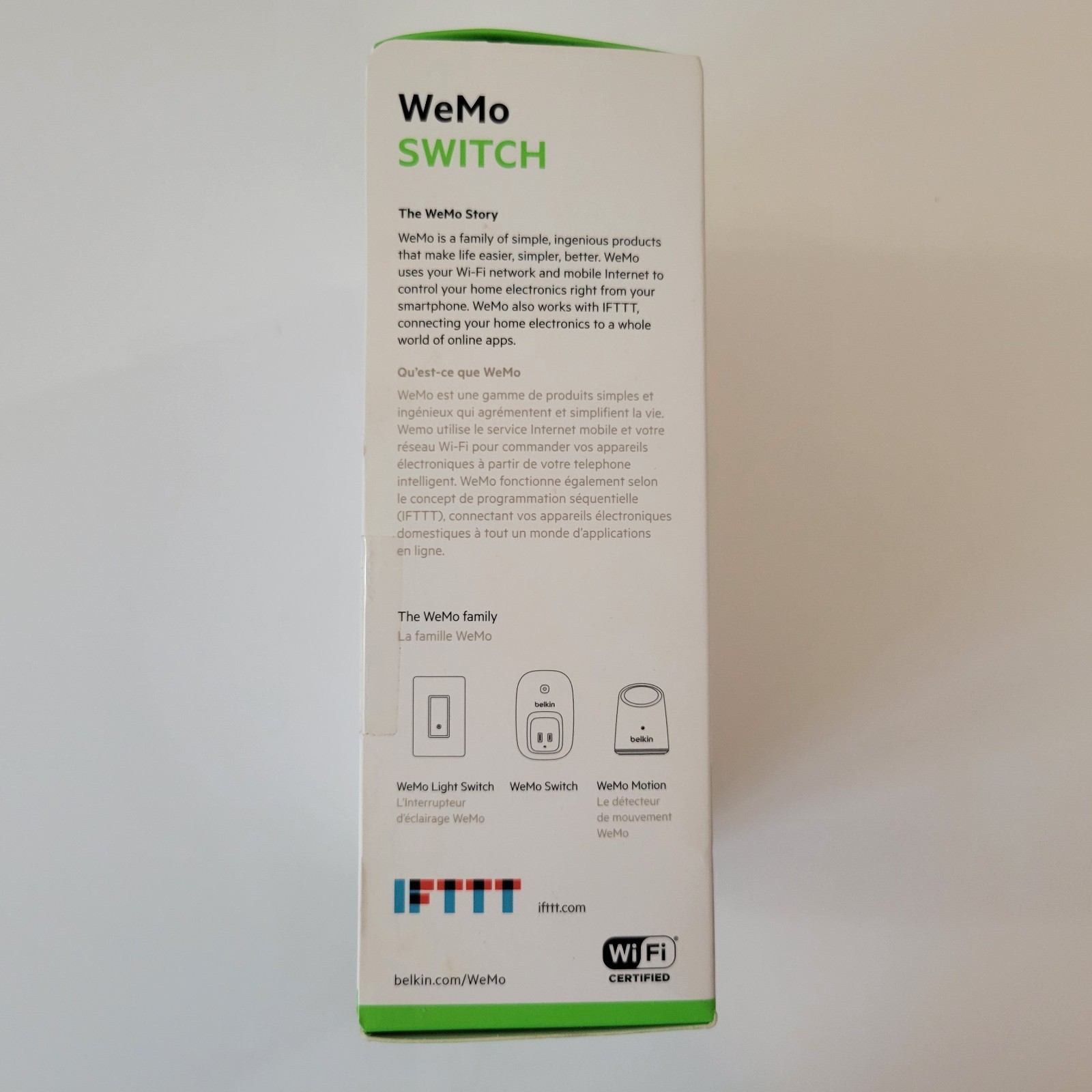 NEW Belkin WeMo Switch, Control Electronics Via Smart Phone App