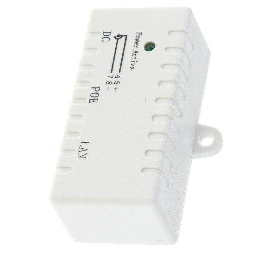 POE Injector Passive for IP Camera VoIP Phone Netwrok AP Device 5V-52V +12V-1A