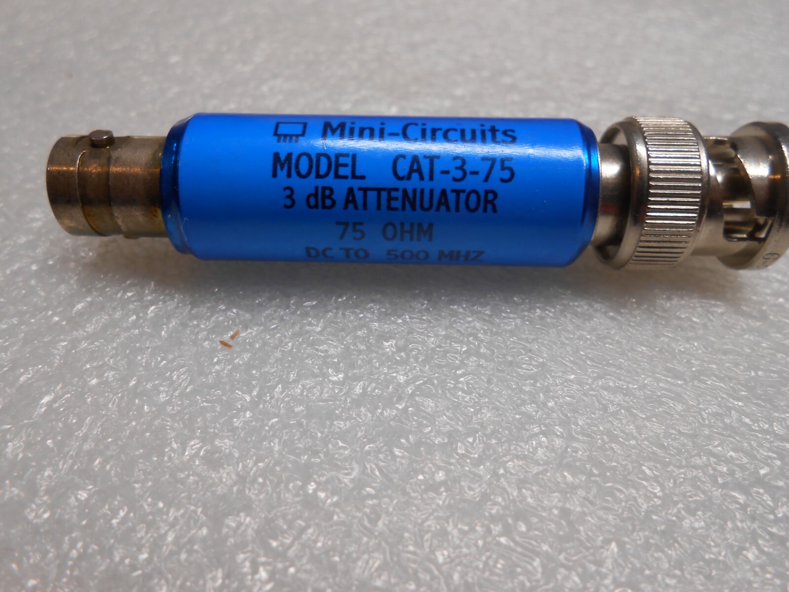 Mini-Circuits Attenuator CAT-3-75, DC- 500MHz 3db BNC Coaxial Fixed