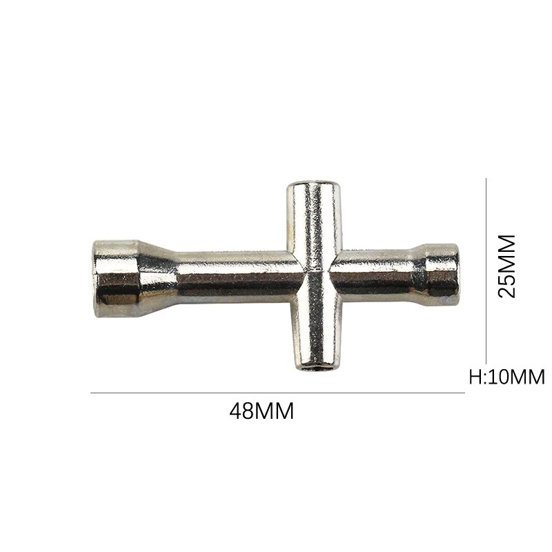 Mini M2 M2.5 M3 M4 Screw Nut Cross Wrench Sleeve Maintenance Tool Nut Tool
