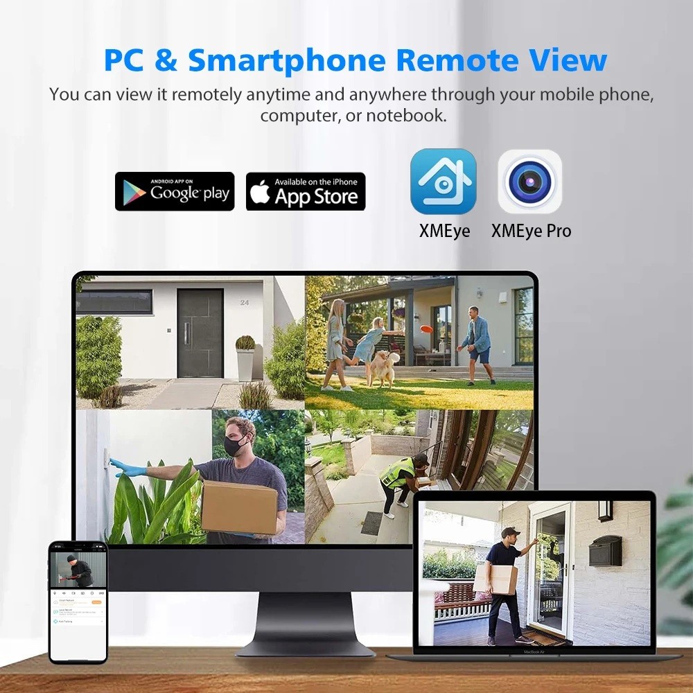 H.265+ 8Channel 8MP Lite HD CCTV DVR for Security BNC System Kit
