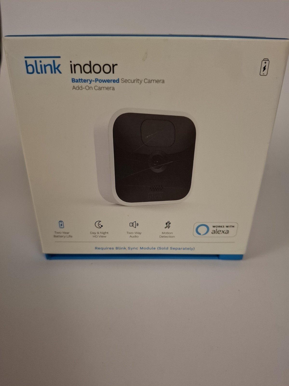 Blink 3rd Generation Indoor Add On Security Camera New