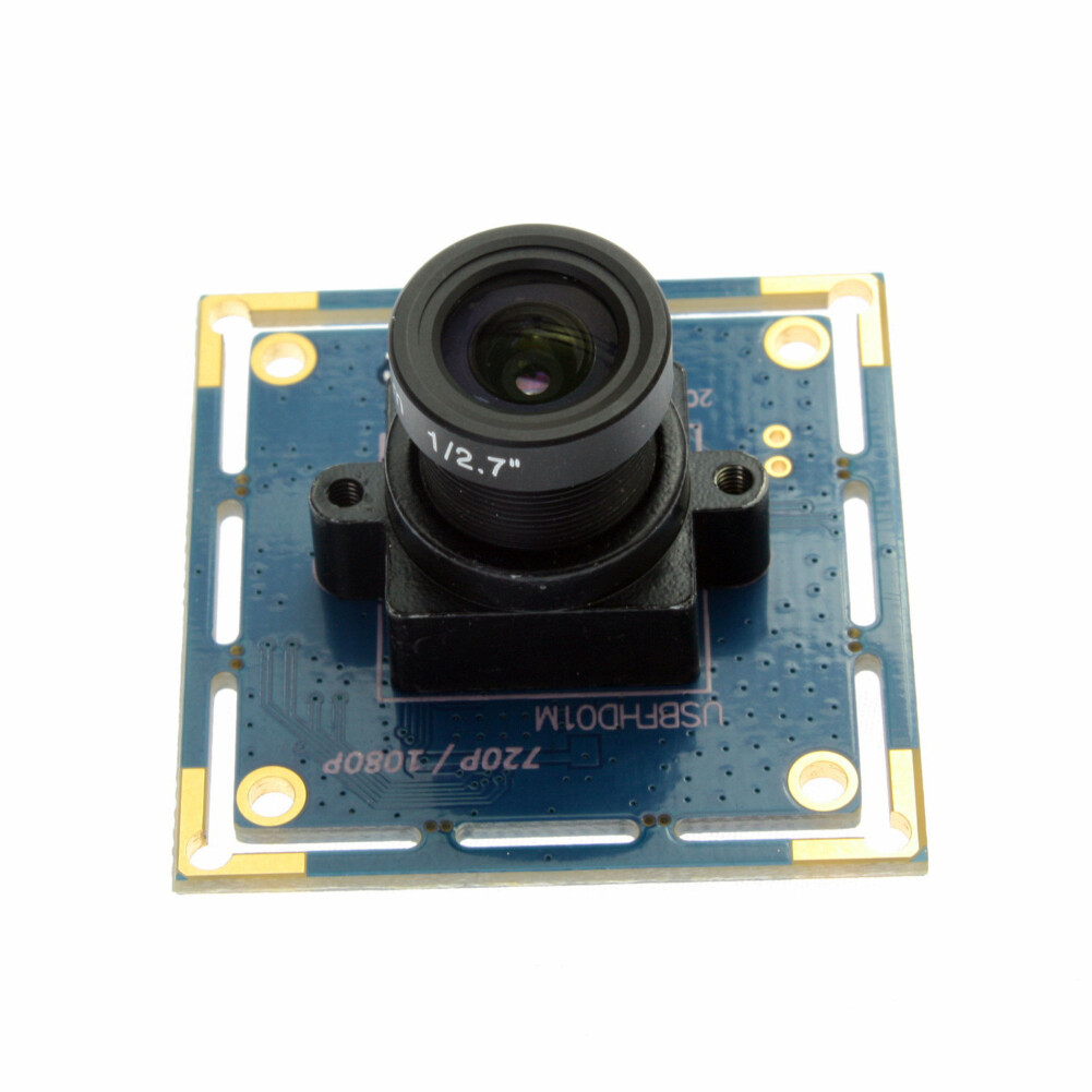 UVC Camera 1920×1080 HD WebCam 2.8mm Wide Angle Lens Free Driver USB Camera 2MP