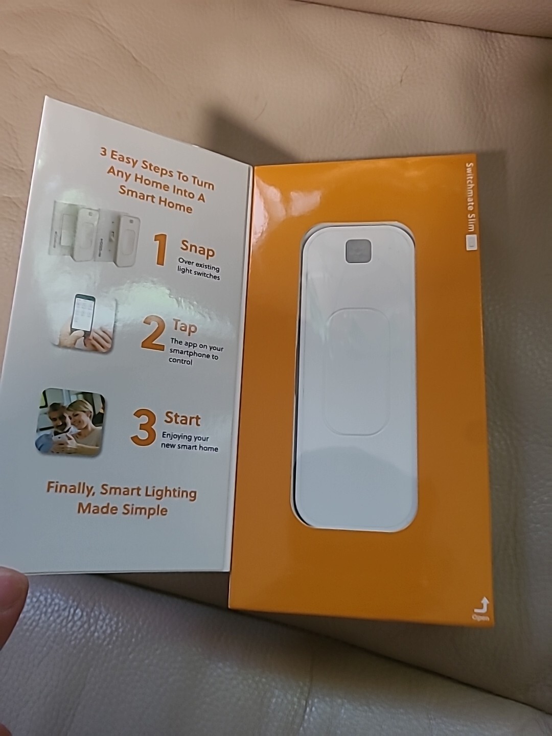 SimplySmartHome Snap-On Smart Light Switch That Listens,Voice,switchmate RSM003W