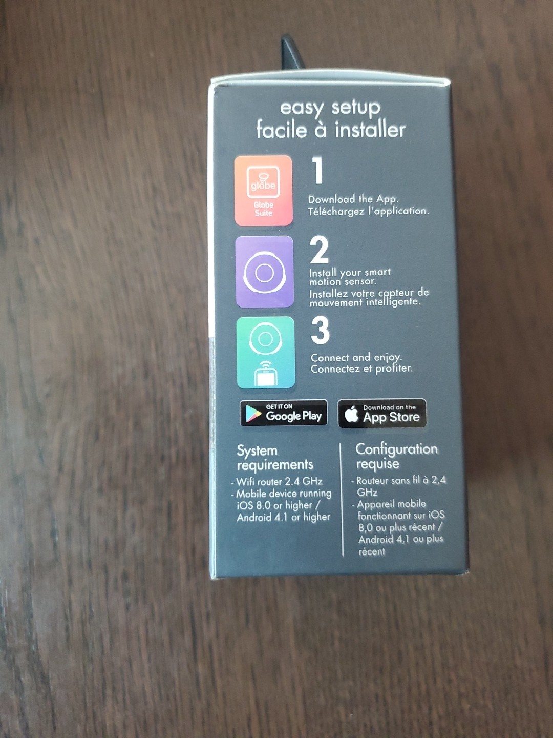GLOBE Wi-Fi Smart Motion Detector, No Hub Required, Battery Operated