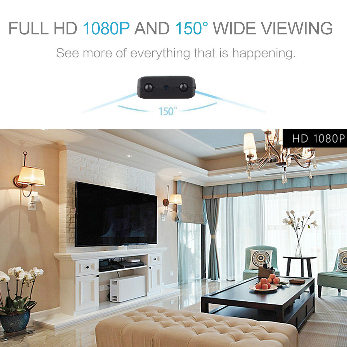 Smallest HD1080P Home Security Mini Camera Motion Detection Indoor Camcorder Cam