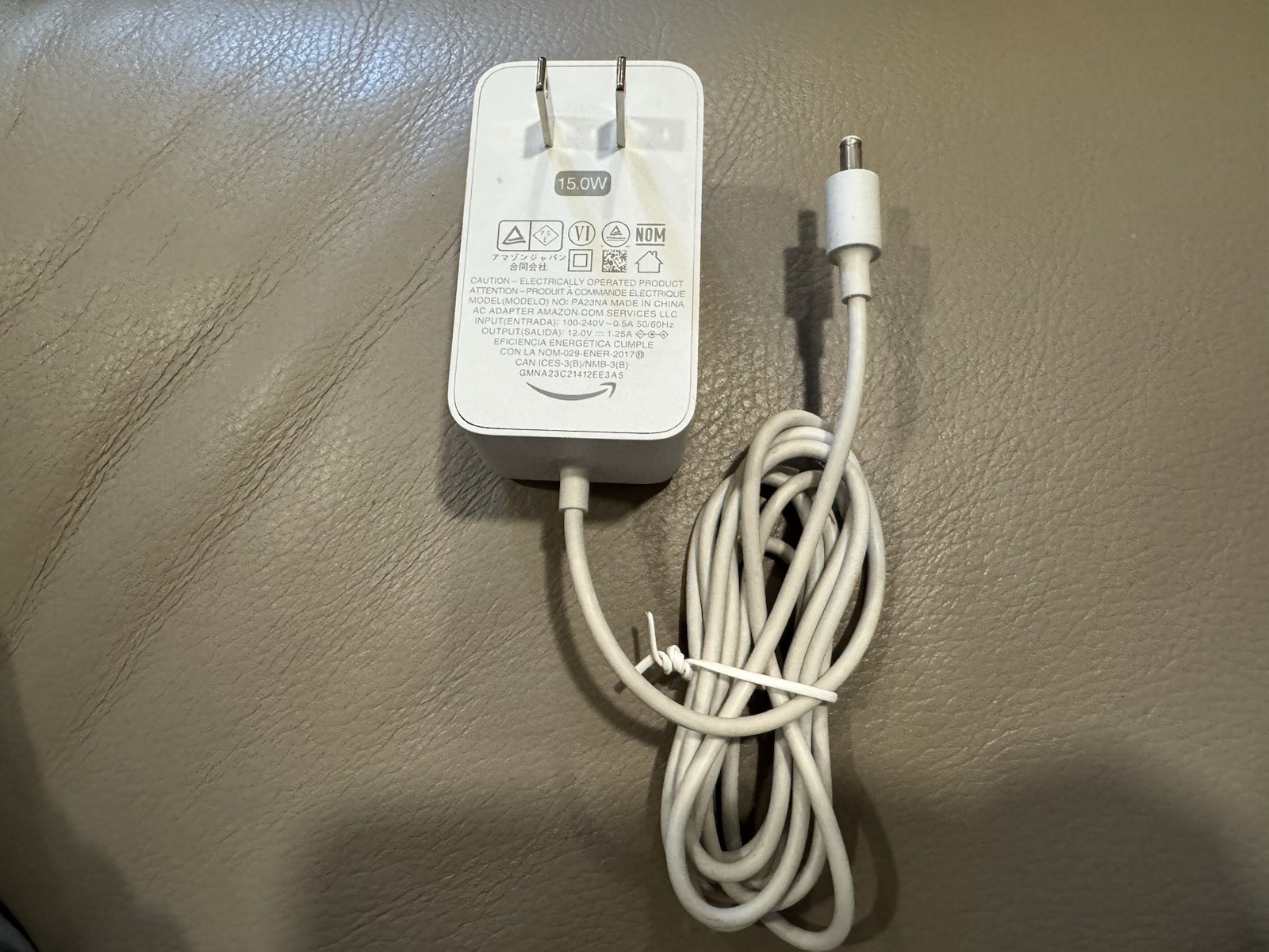 Genuine Alexa AC Power Adapter Charger 15W For Echo Dot (5th Gen) GP92NA