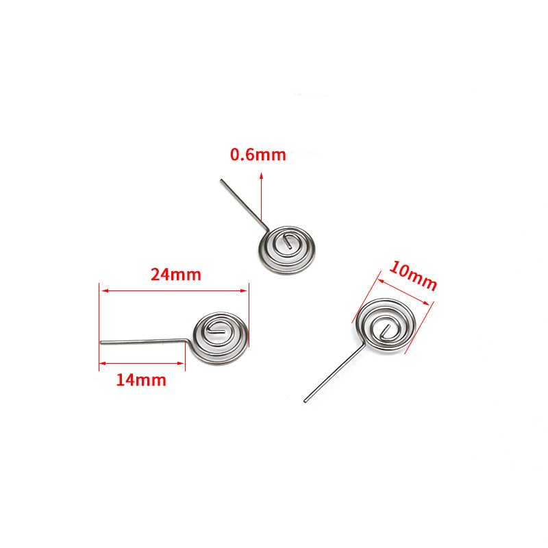 5PCS AA/AAA Battery Negative And Positive Coils Spring Contact Plate