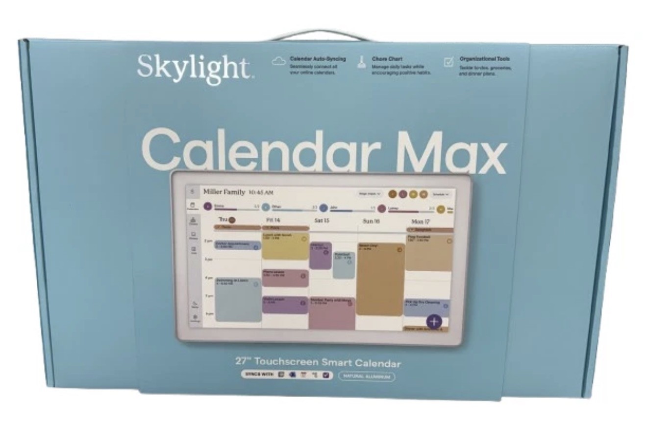 Skylight Calendar Max 27 Inch Touchscreen Smart Calendar Natural Aluminium *New*