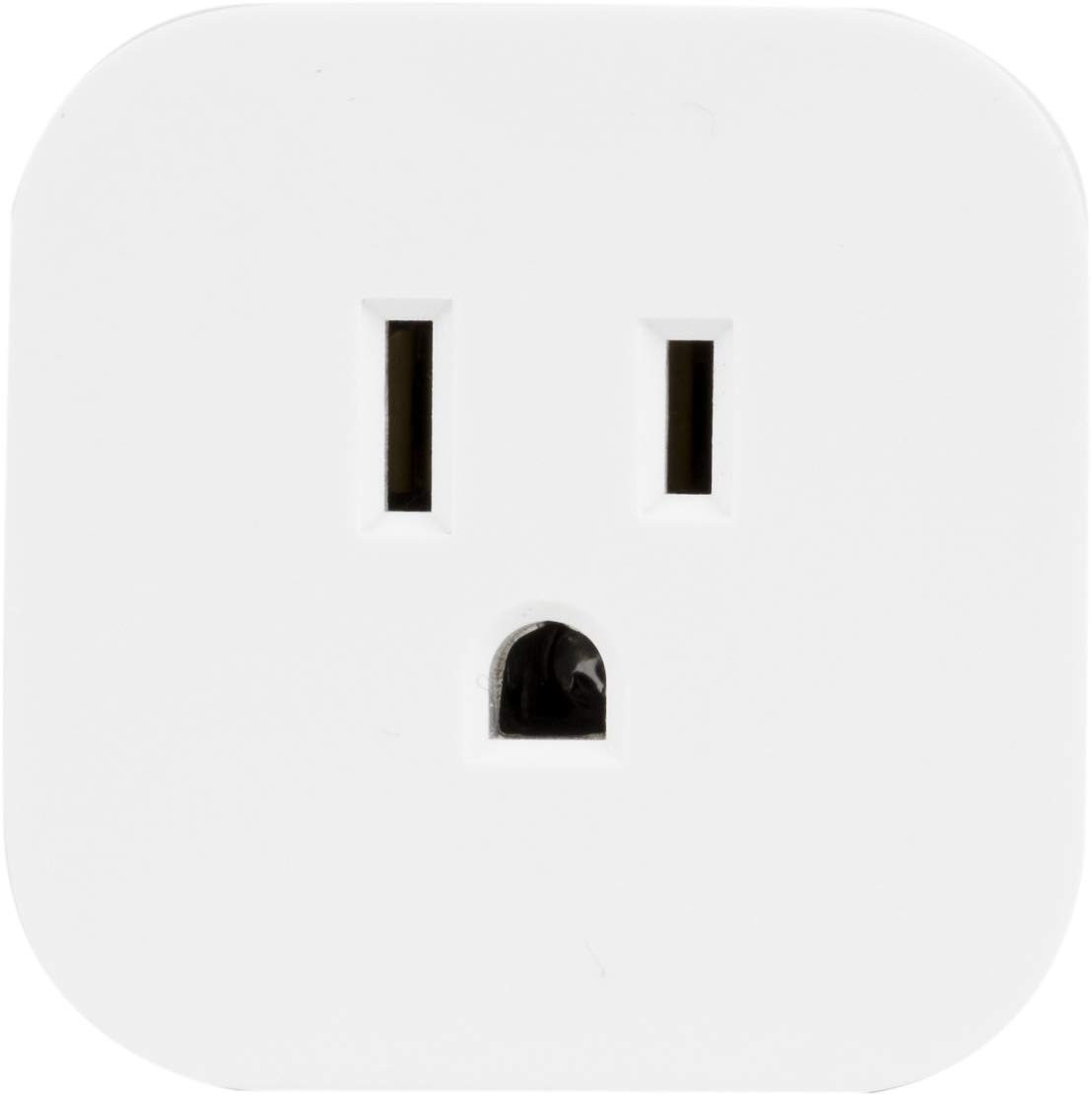 Enbrighten Mini Plug-In Wi-Fi Smart Switch, Grounded Outlet, No Hub, 51511 White
