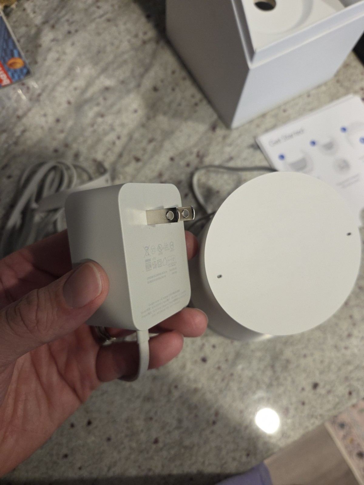 Google Home Smart Assistant White Slate Edition US Model, Used Great Condition
