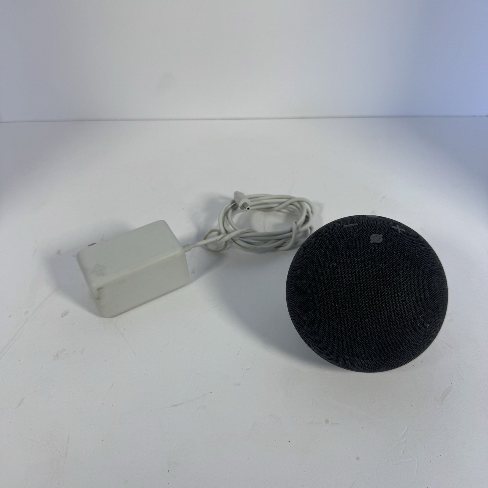 Amazon Alexa Echo Dot (4th Gen.) B7W64E Smart Speaker – Charcoal w/ W Power Cord