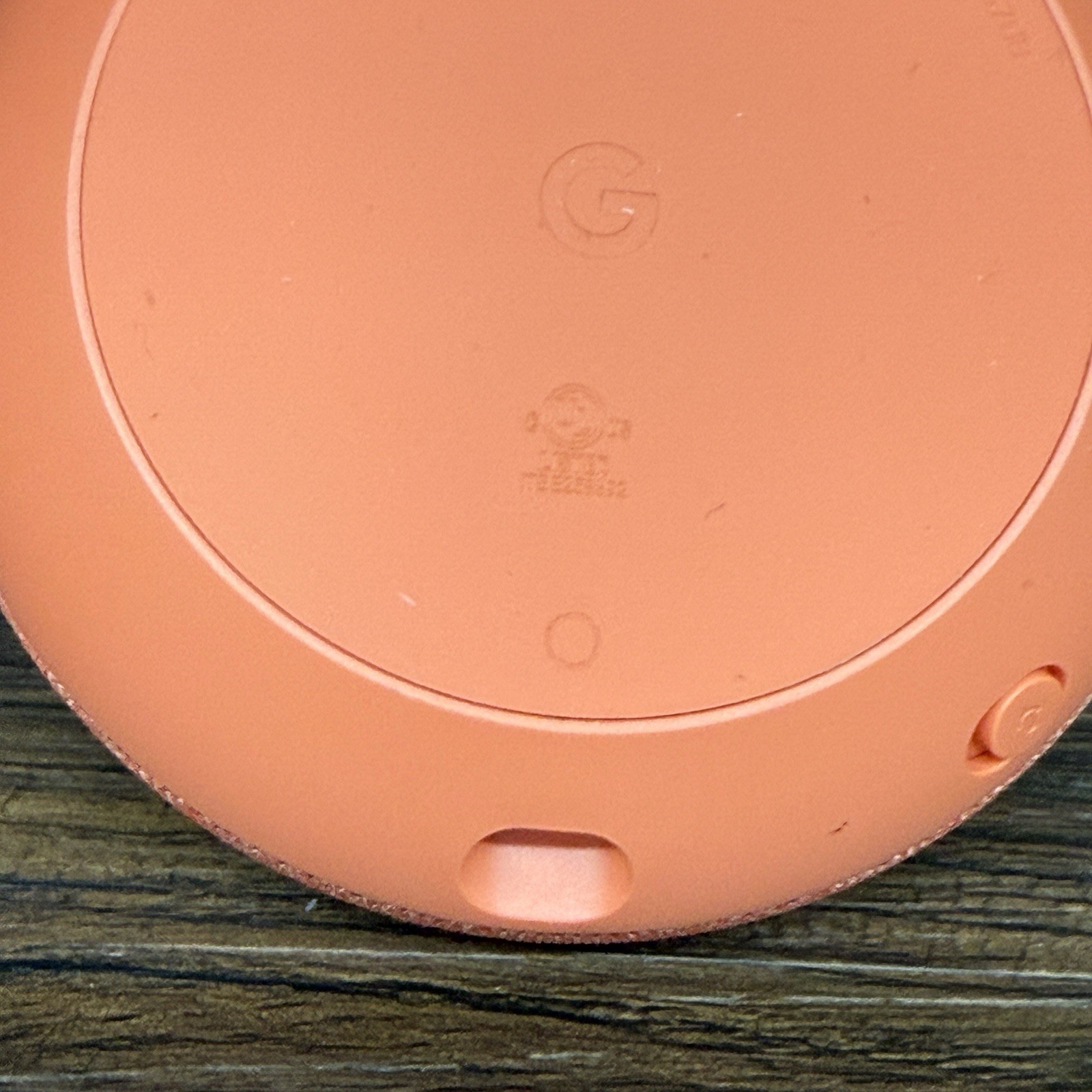 Google Home Smart Assistant Speaker White Slate with Power Cable & Orange Mini