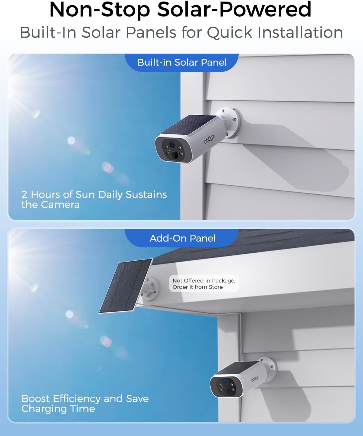 Solar Security Cameras Wireless Outdoor, 4MP Cameras for Home Security Camera Sy