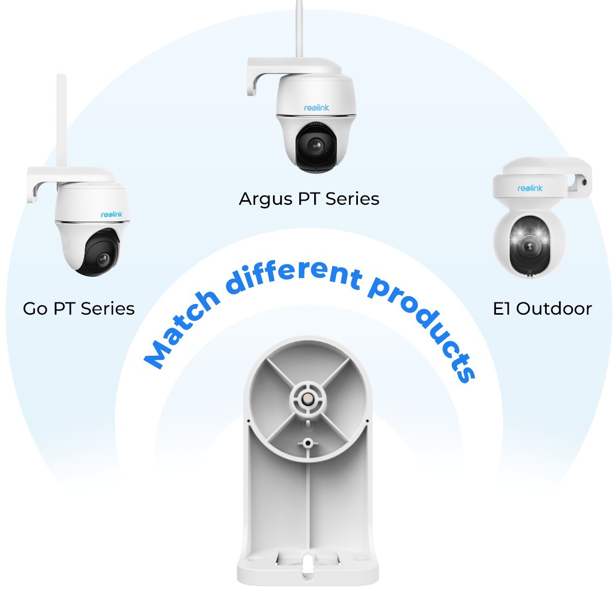 Reolink Wall Mount Bracket for Dome Security Camera Outdoor CCTV System