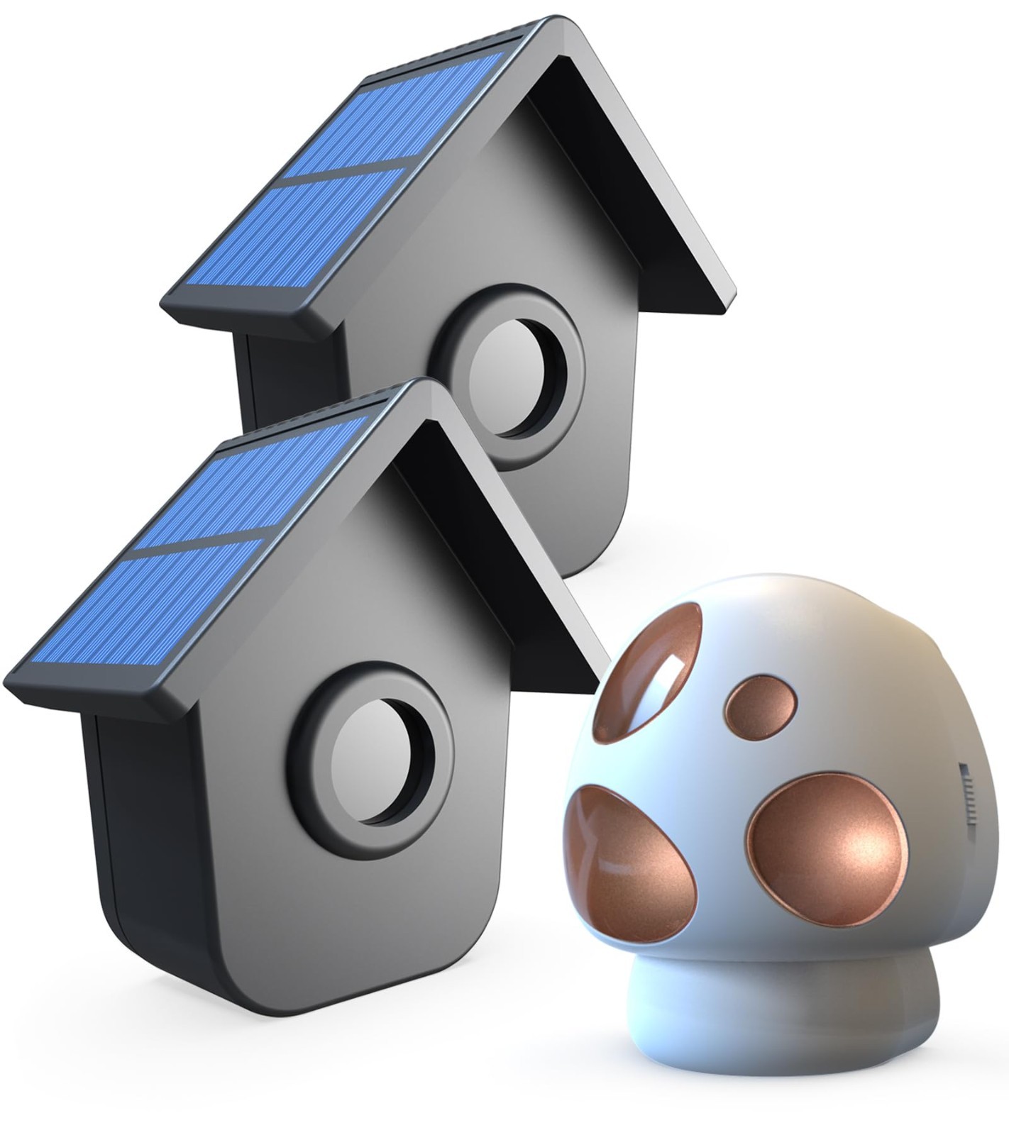 Wireless Driveway Alarm System – Solar Motion Sensor & Detector, 1/2 Mile Range,