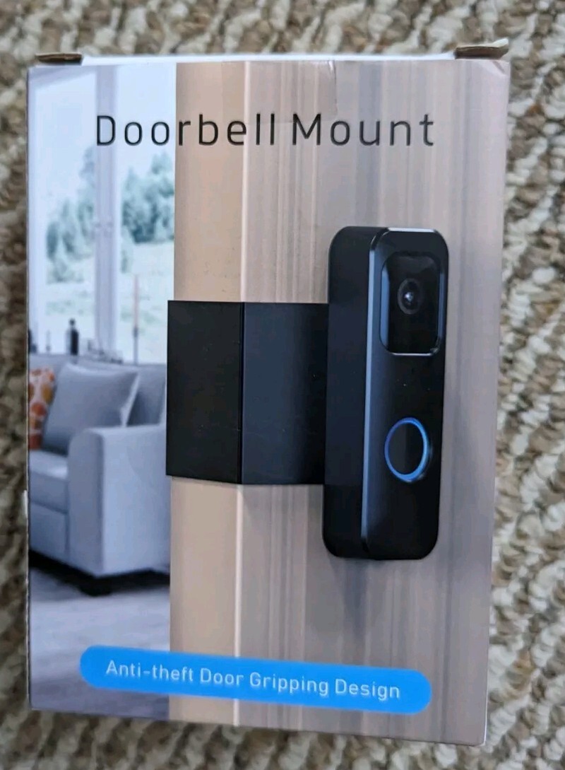 Anti-Theft Video Doorbell Mount Compatible W Various Wireless Video Doorbells