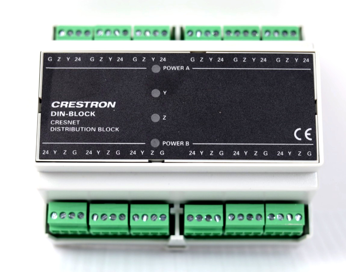 Crestron DIN-BLOCK Rail Cresnet Distribution Block w577
