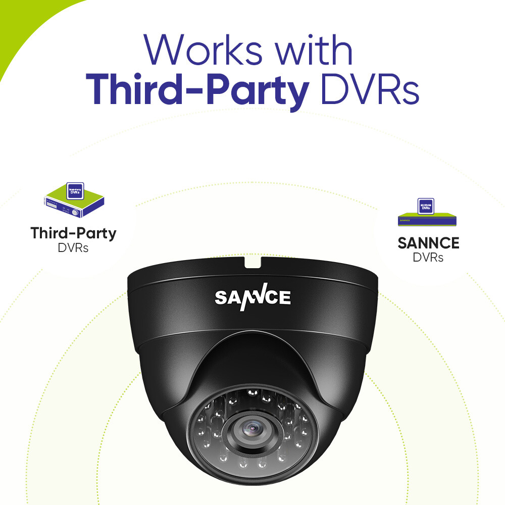 SANNCE 4in1 Full HD 1080P Video CCTV Security Camera Outdoor IR Night Vision