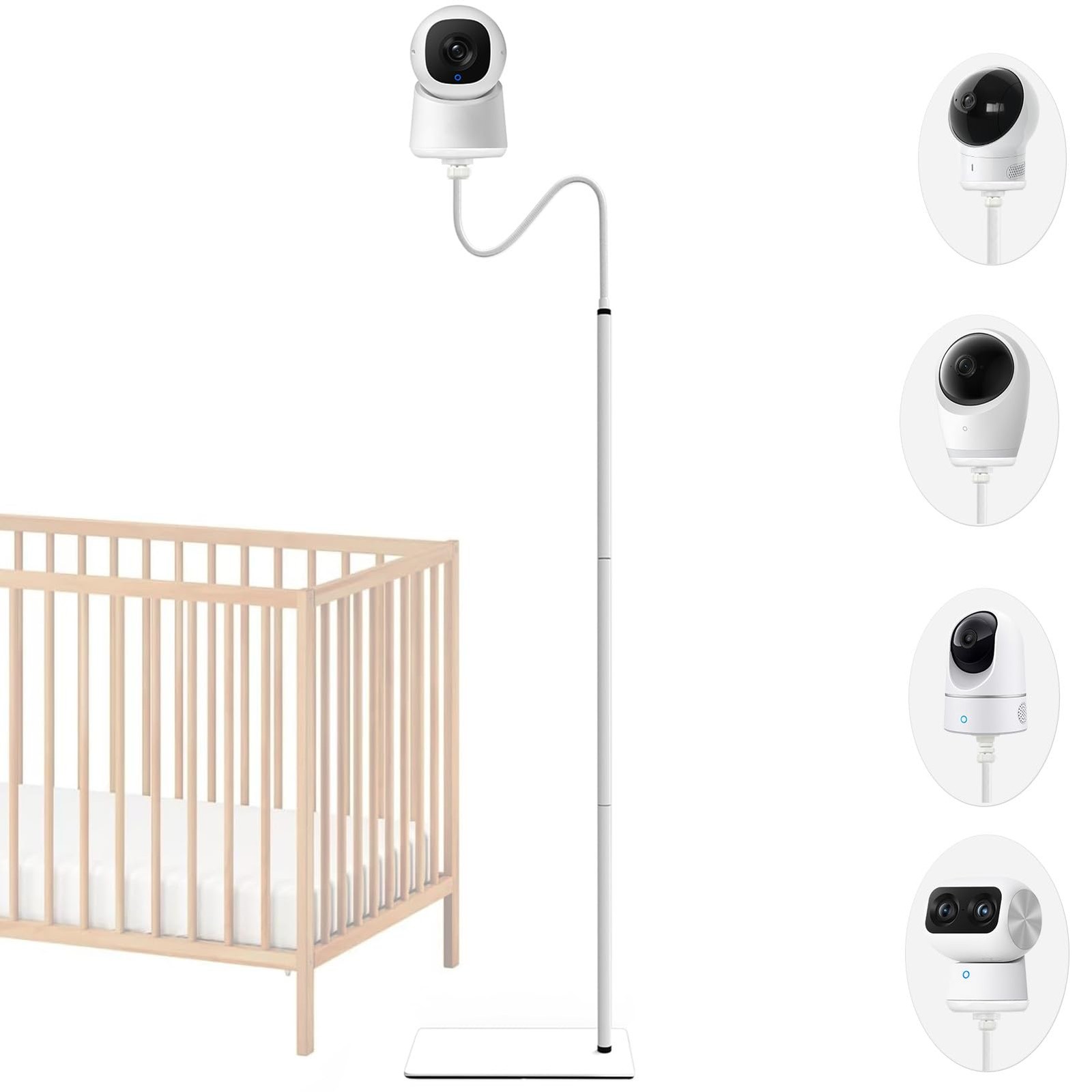EYSAFT Baby Monitor Floor Stand Holder Mount Compactible for eufy