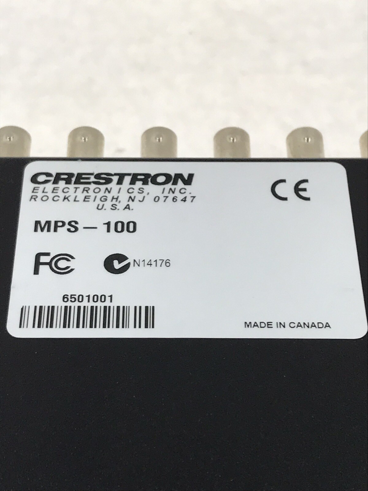 Crestron MPS-100 Professional Media System 24VDC 30W Class 2