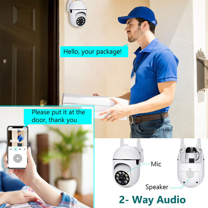 1/2/3/4 Wireless 5G WiFi Security Camera System Smart Outdoor Night Vision 1080P
