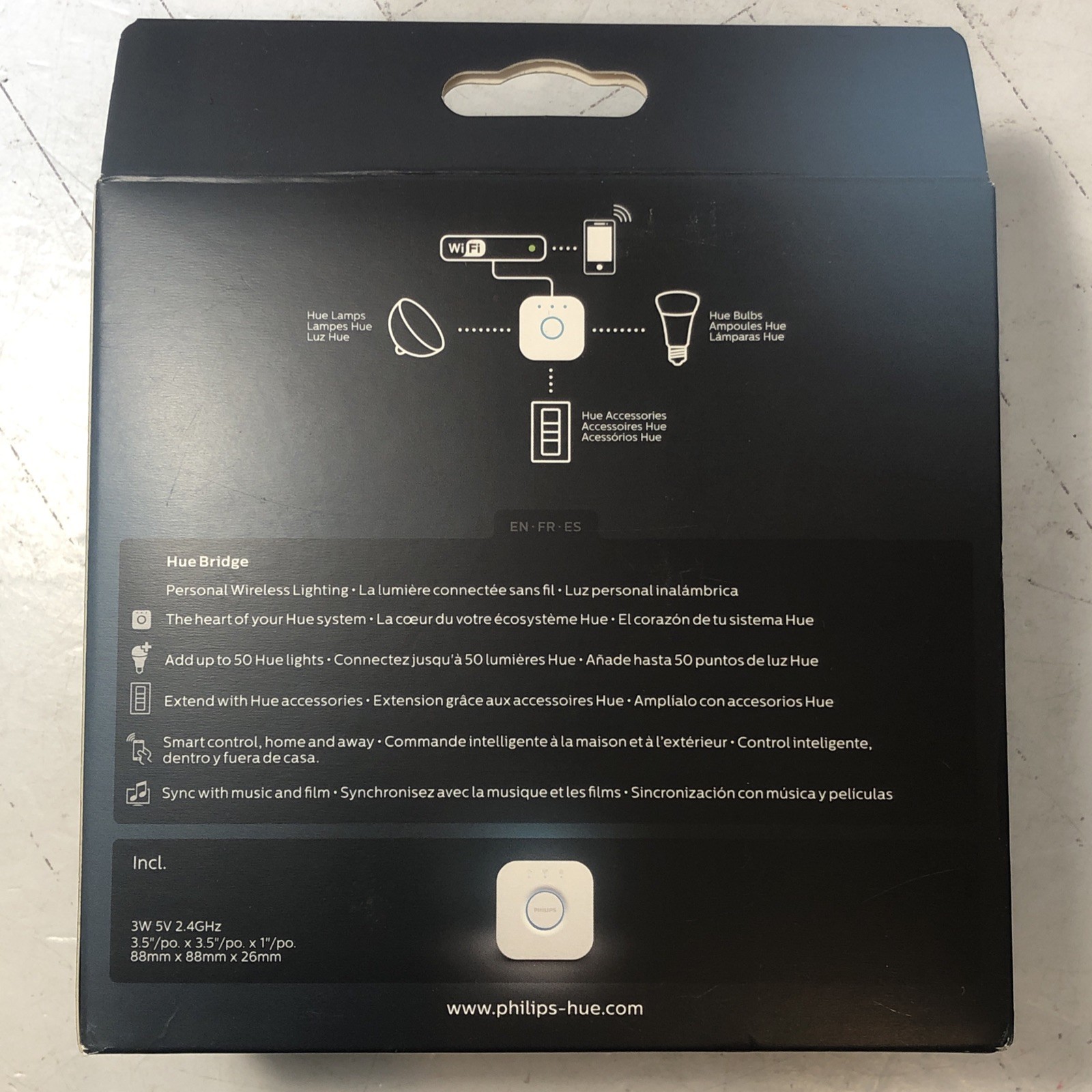 Philips Hue Bridge 2nd Gen – 458471 Wireless Lighting Control SEALED