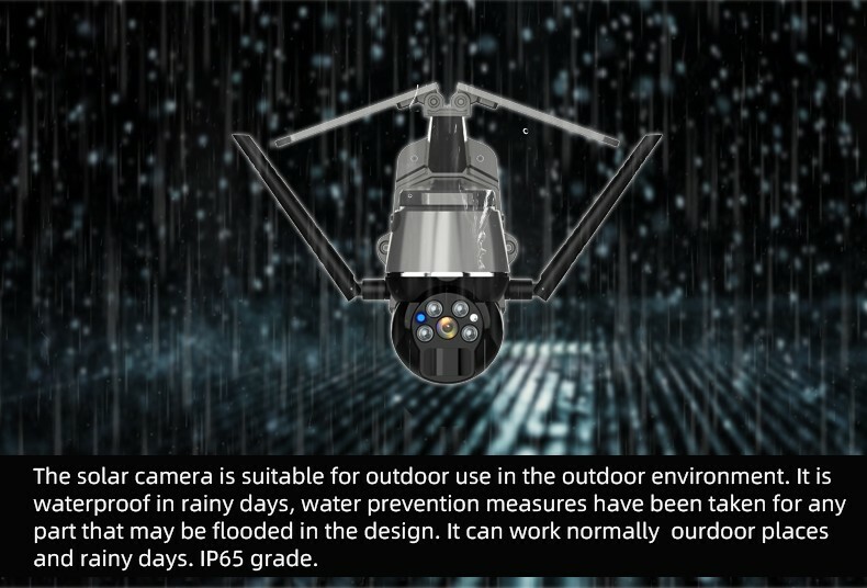 4G Security Camera Solar Flood Light 128G 24/7 PTZ Home Remote Camera Outdoor