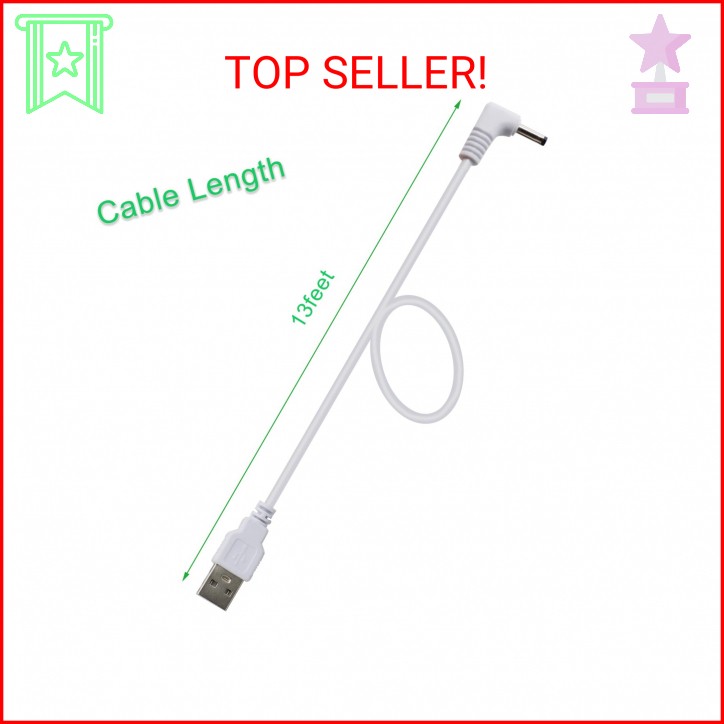 PDEEY 13 FT Power Cord for Ring Stick up Cam Plug-in Security Camera Indoor Outd