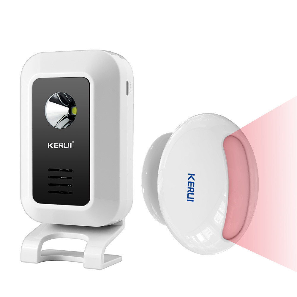 Wireless Entry Door Bell Welcome Motion Sensor Detector Gate Chime Alert Alarm