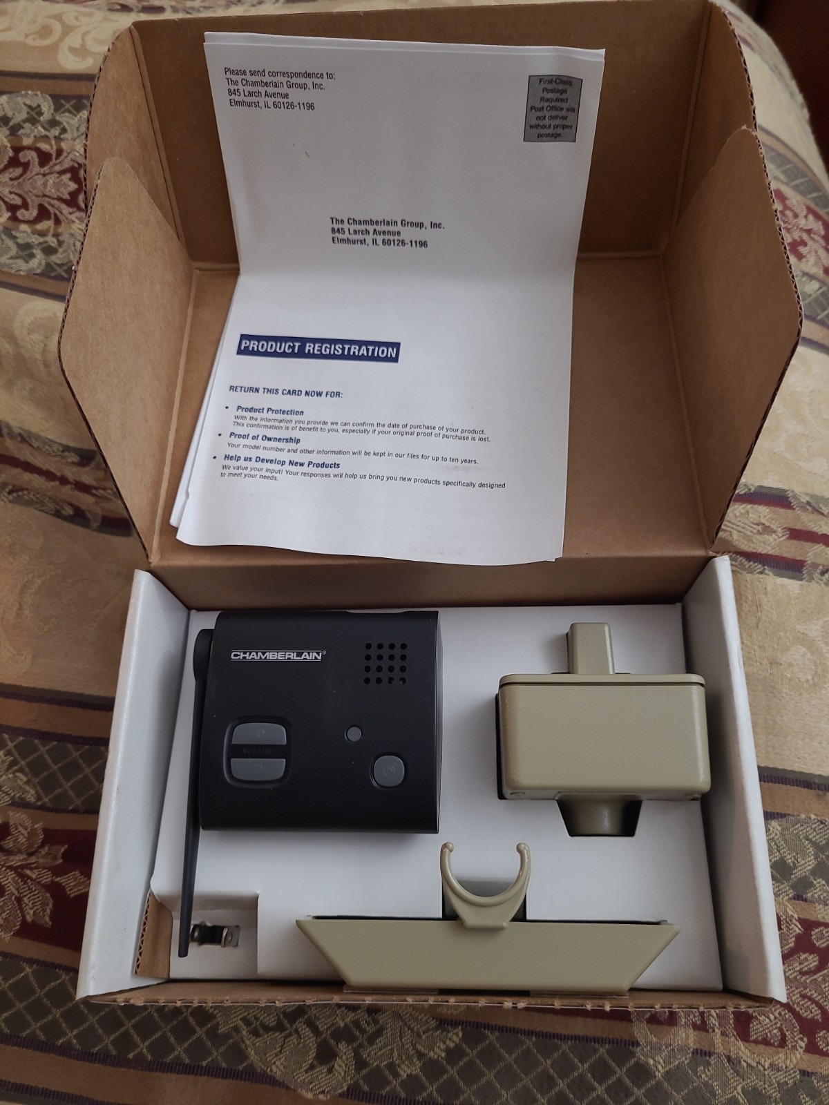 NEW Chamberlain CWA2000 Outdoor Wireless Motion Alert Sensor