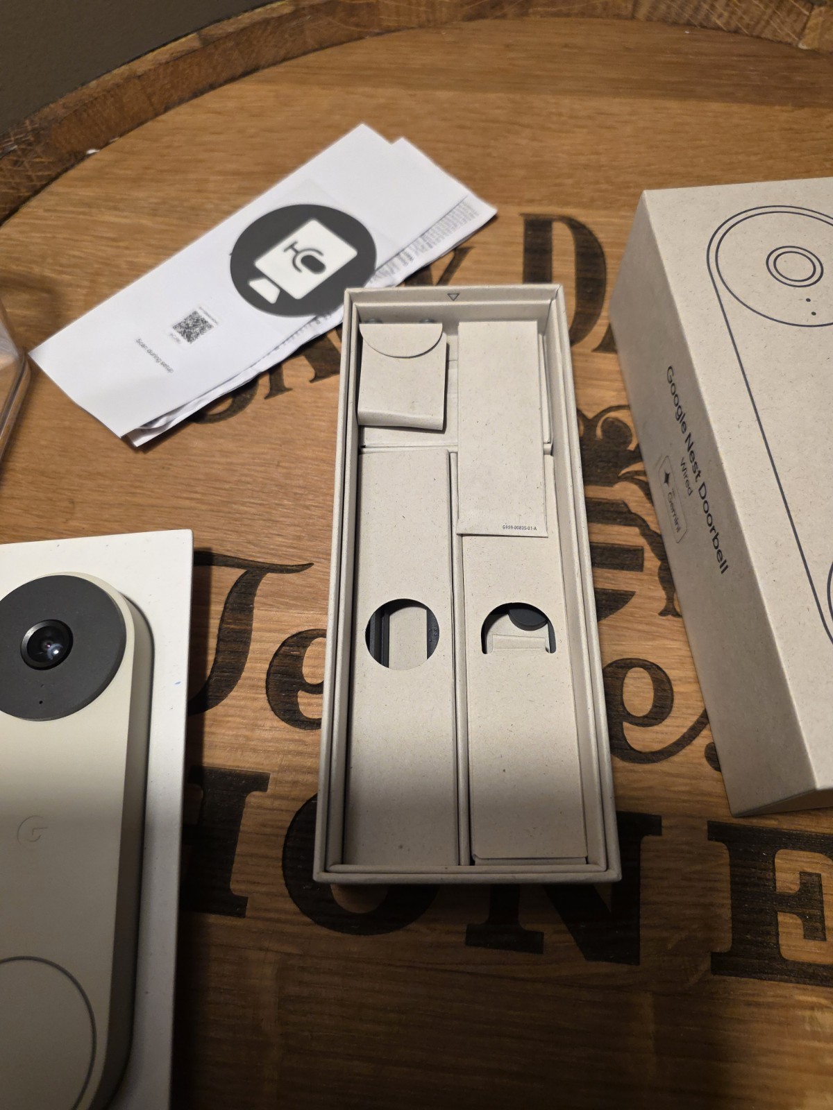 Google – Nest Doorbell (wired, 3rd gen) – Latest Model – 2K Video LINEN COLOR