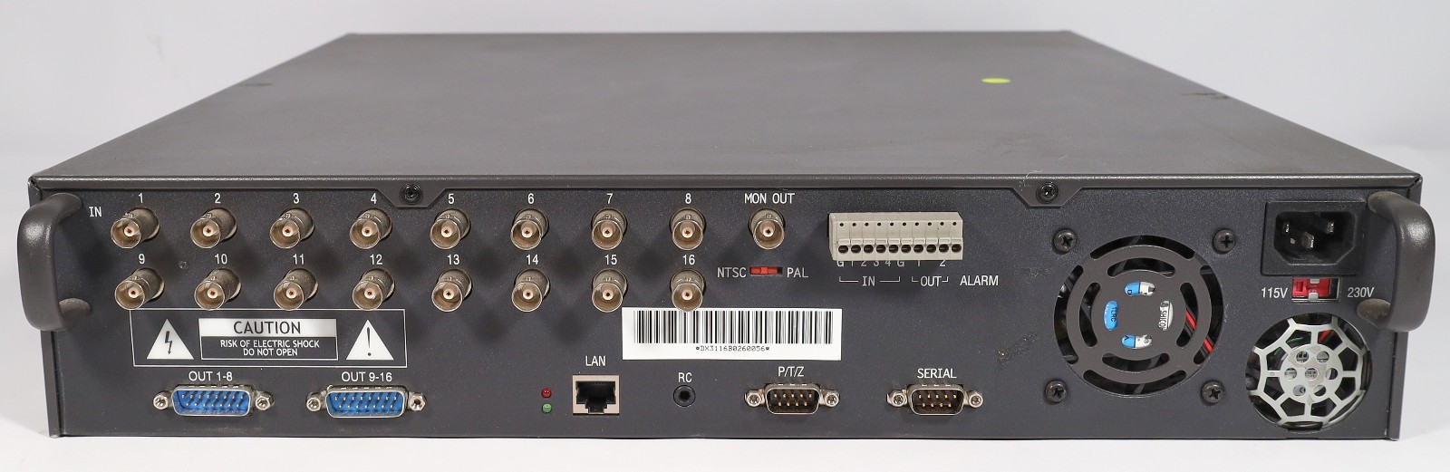Pelco Digital Video 16ch Recorder DX 3100 Series DX3116B0260056