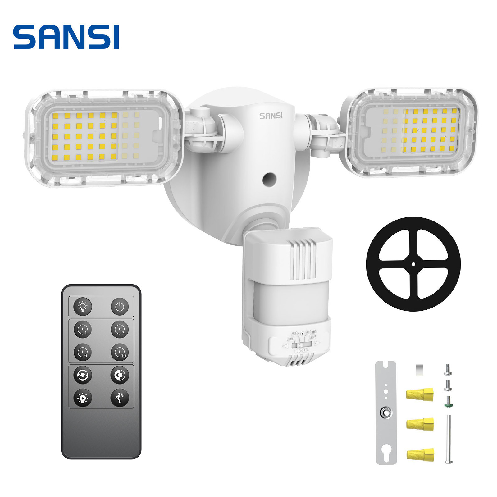 SANSI 4000lm LED Security Light Dusk to Dawn Light Sensor 30W (400W Equiv.) ETL