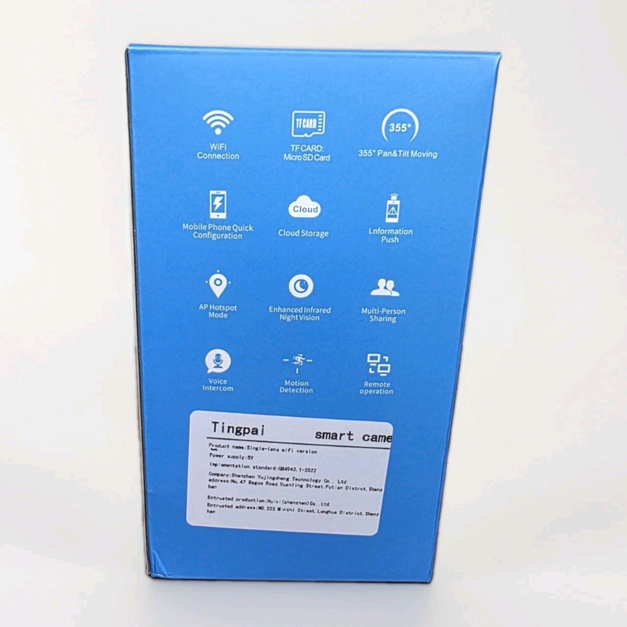 Indoor Wifi Security Cameras – Set of 3 – Wireless, Control from Smartphone