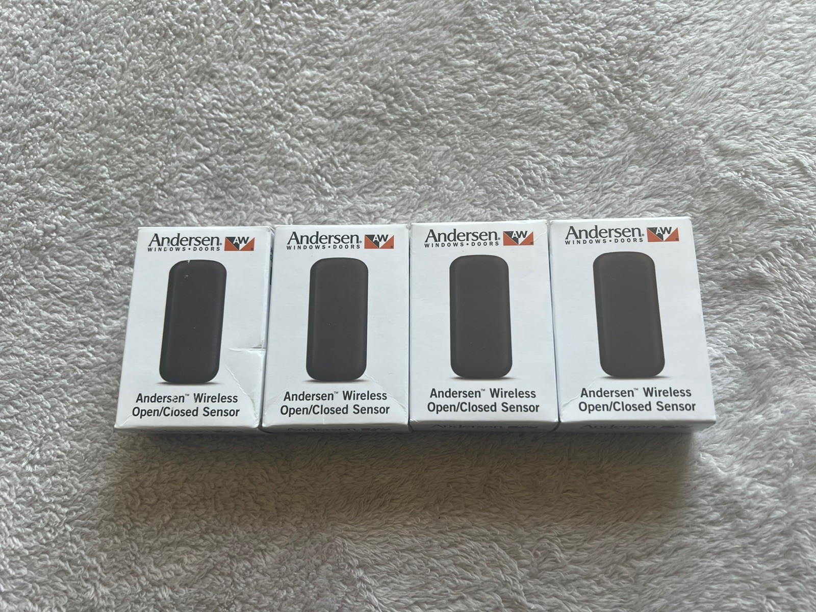 Lot of 4 Andersen Wireless Open/Closed Sensors – Model 9140766 – Dark Bronze