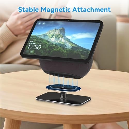 Adjustable Stand for Echo Show 8/11 – Solid Aluminum, Tilt & Swivel, Compact Des