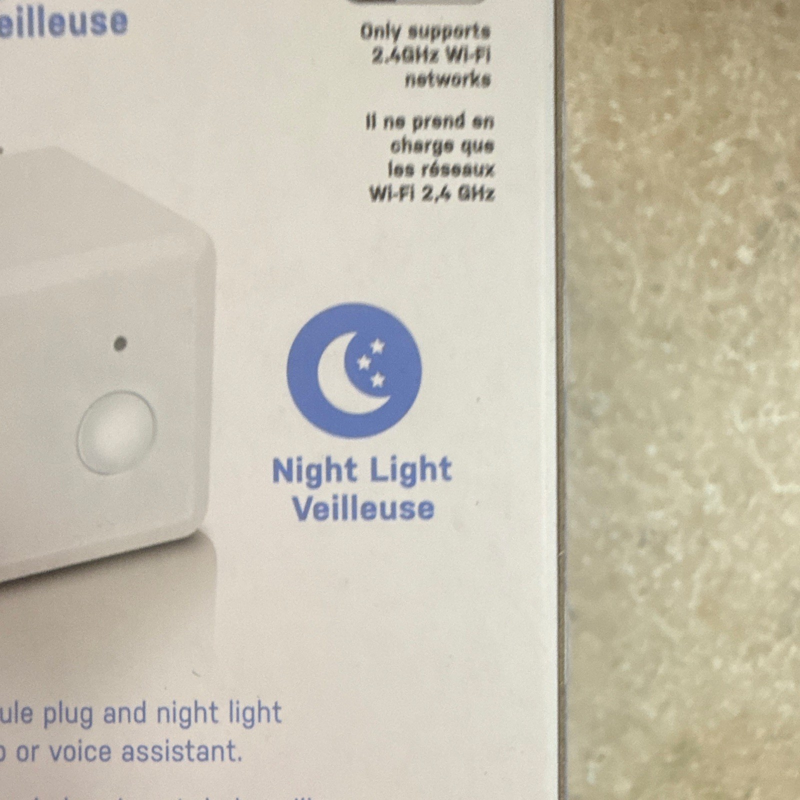 Feit Electric Smart WiFi Plug w/ Night Light Alexa Google Siri 120V 15A White