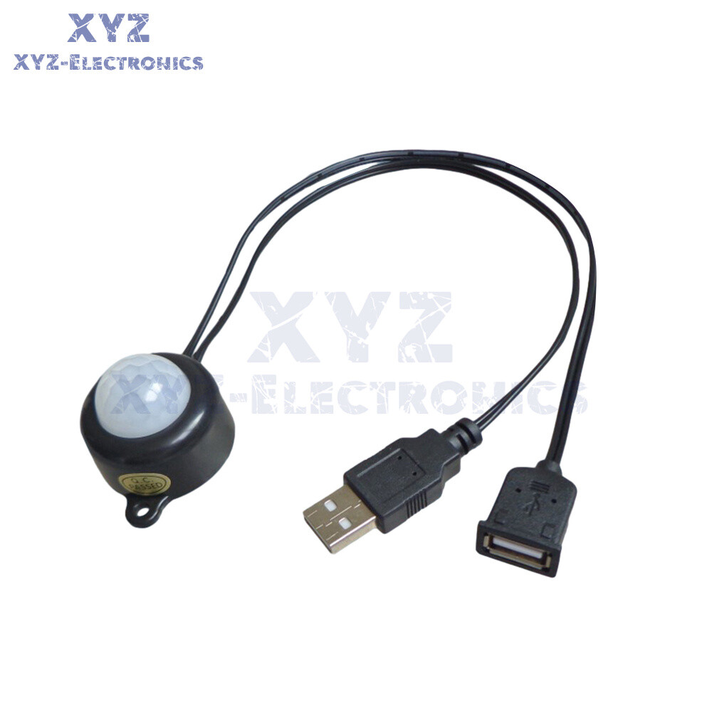 Infrared PIR Human Body Motion Sensor Switch DC 5V 12V 24V Switch DC/USB Head
