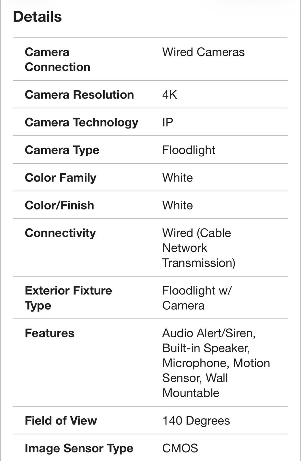 Ring Floodlight Cam Pro Wired 2nd Gen (Newest Model) Retinal 4K – White