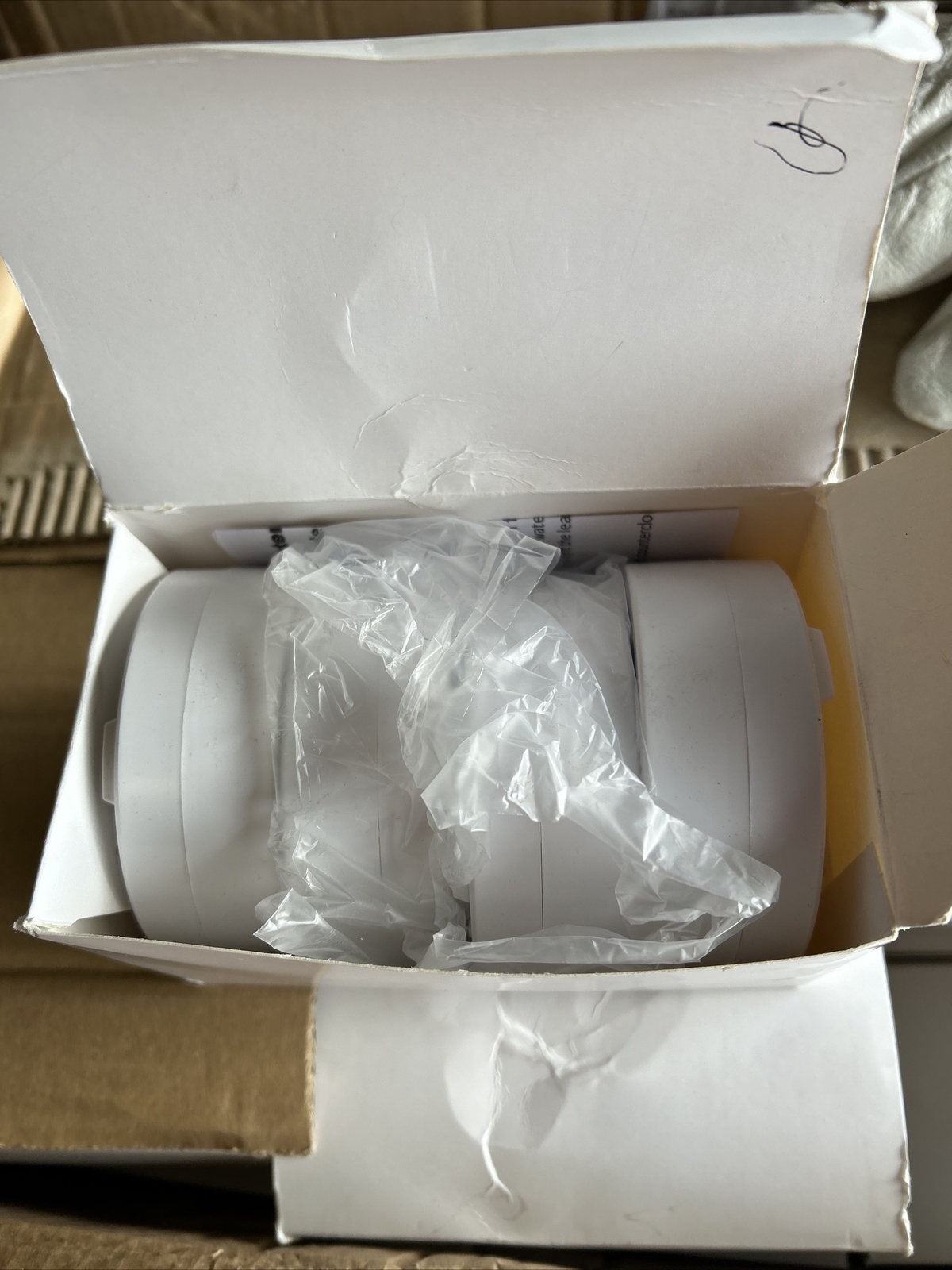 Geevon 4 Pack Water Leak Detectors, 100dB Water Sensor Alarms Flood Detector