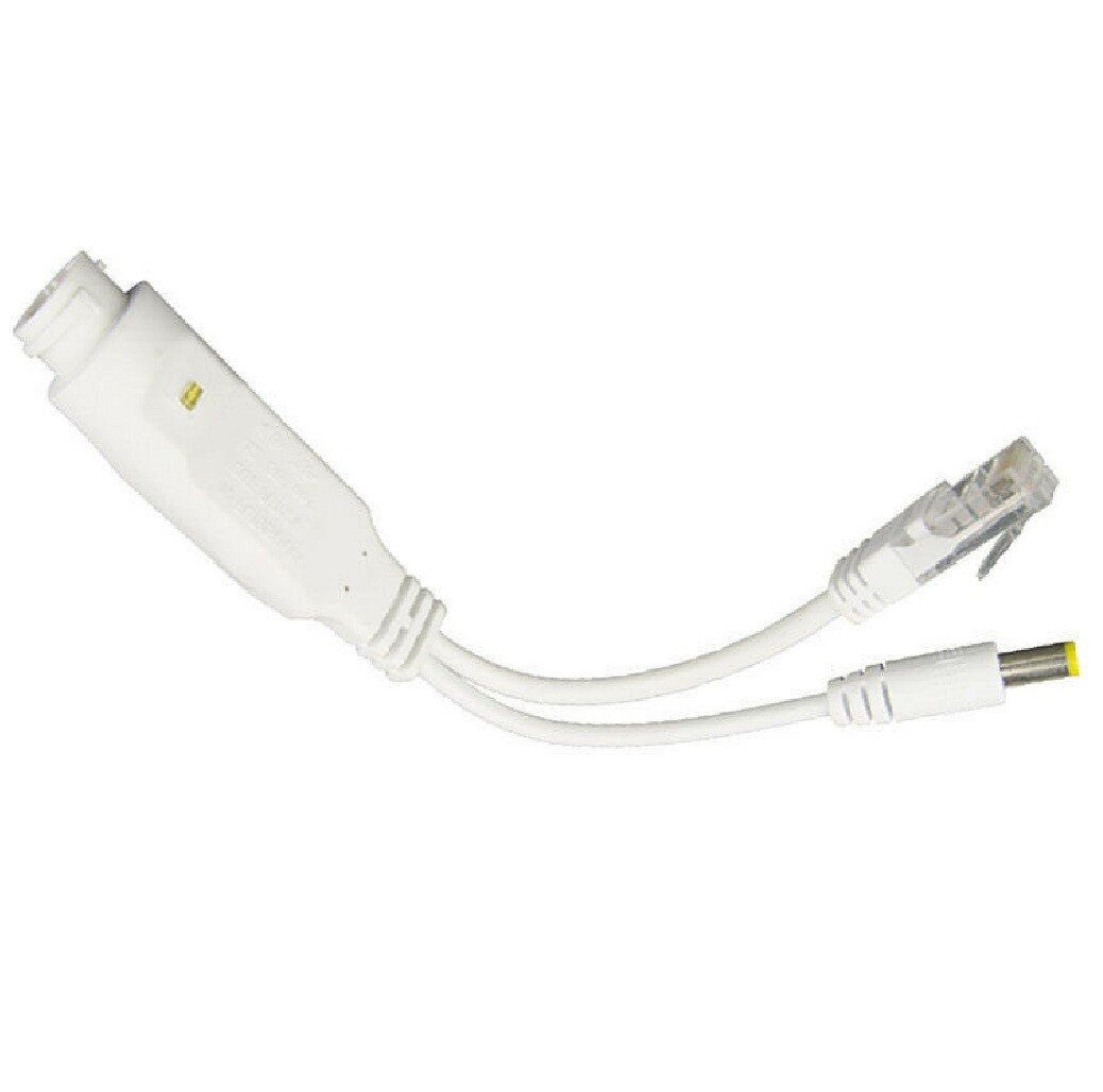POE Splitter Waterproof Power Over Ethernet Splitter Adapter DC 18-60V to 12V