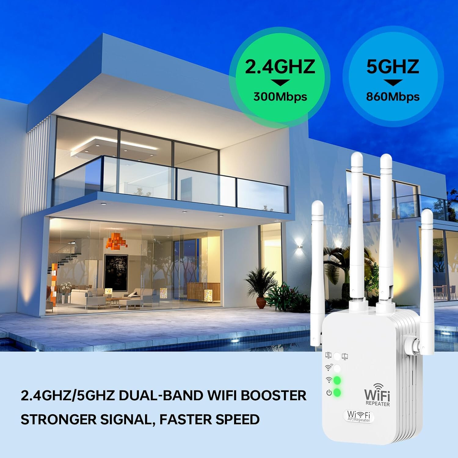 Repeater Router 802.11 Ethernet Wifi Power Boost Long Range Internet Extender US