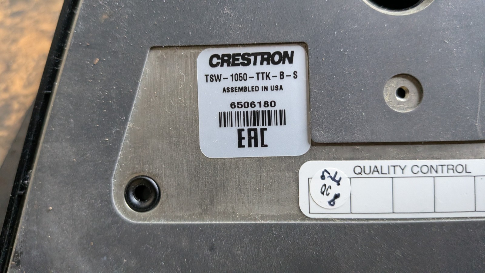 Crestron TSW-1052-B-S 10.1” Touch panel With Magnetic Stand – Tested