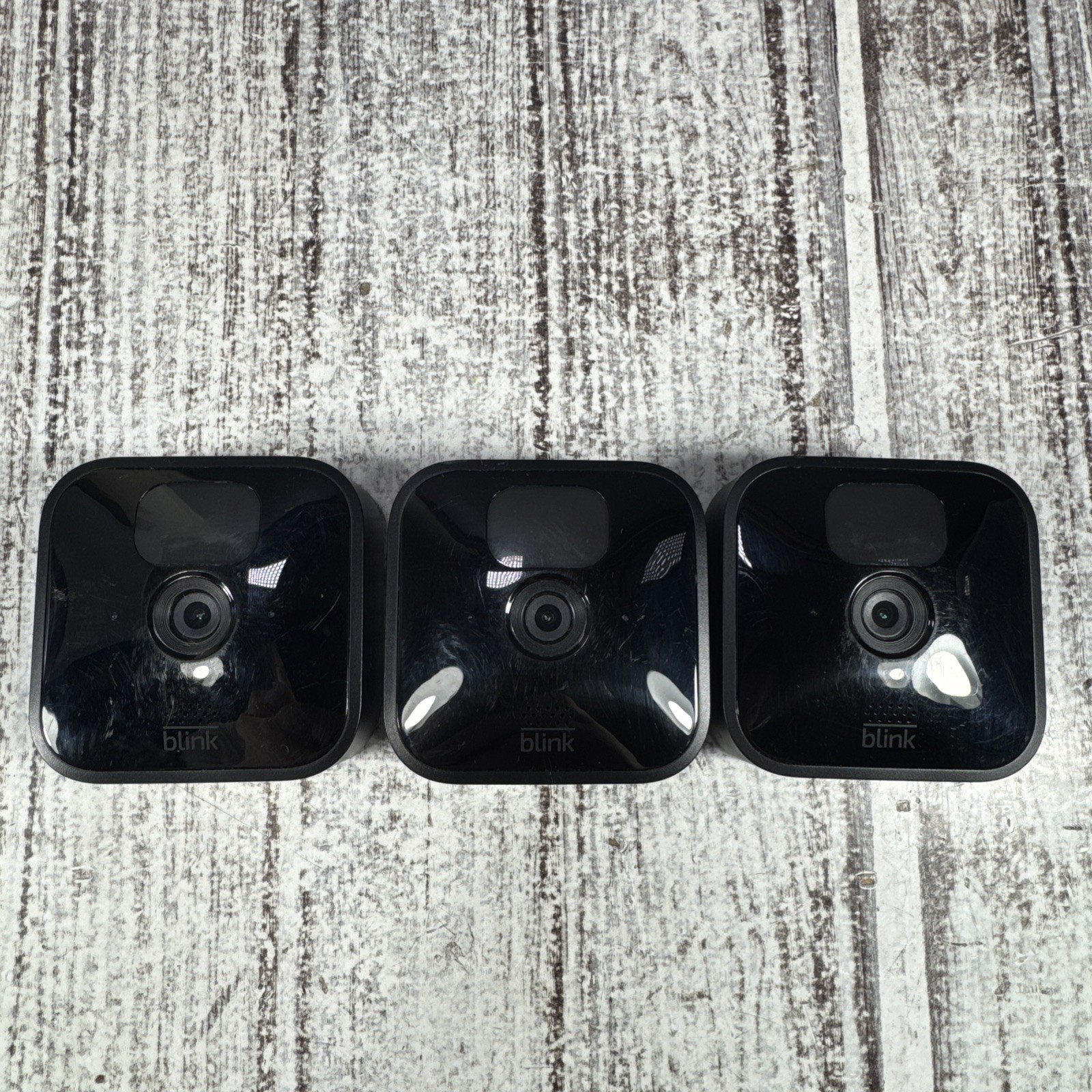 3 Blink BCM00400U Add-On Indoor/Outdoor Security Camera Black Untested – Power