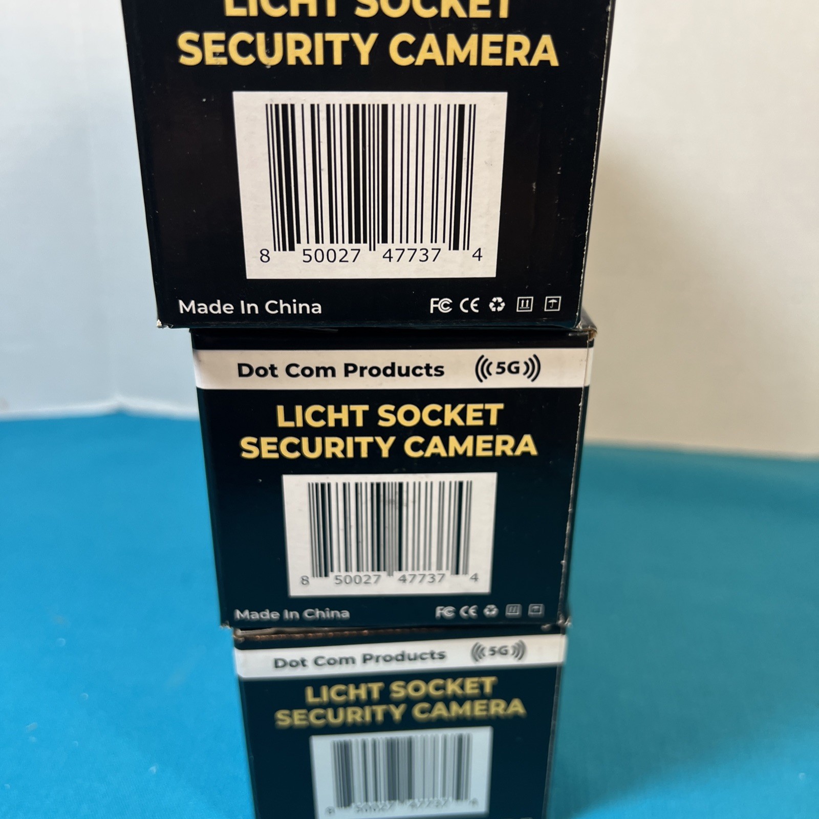 Lot of 3 Dot Com Light Socket 5G Security Camera Memory Cards Not Included New
