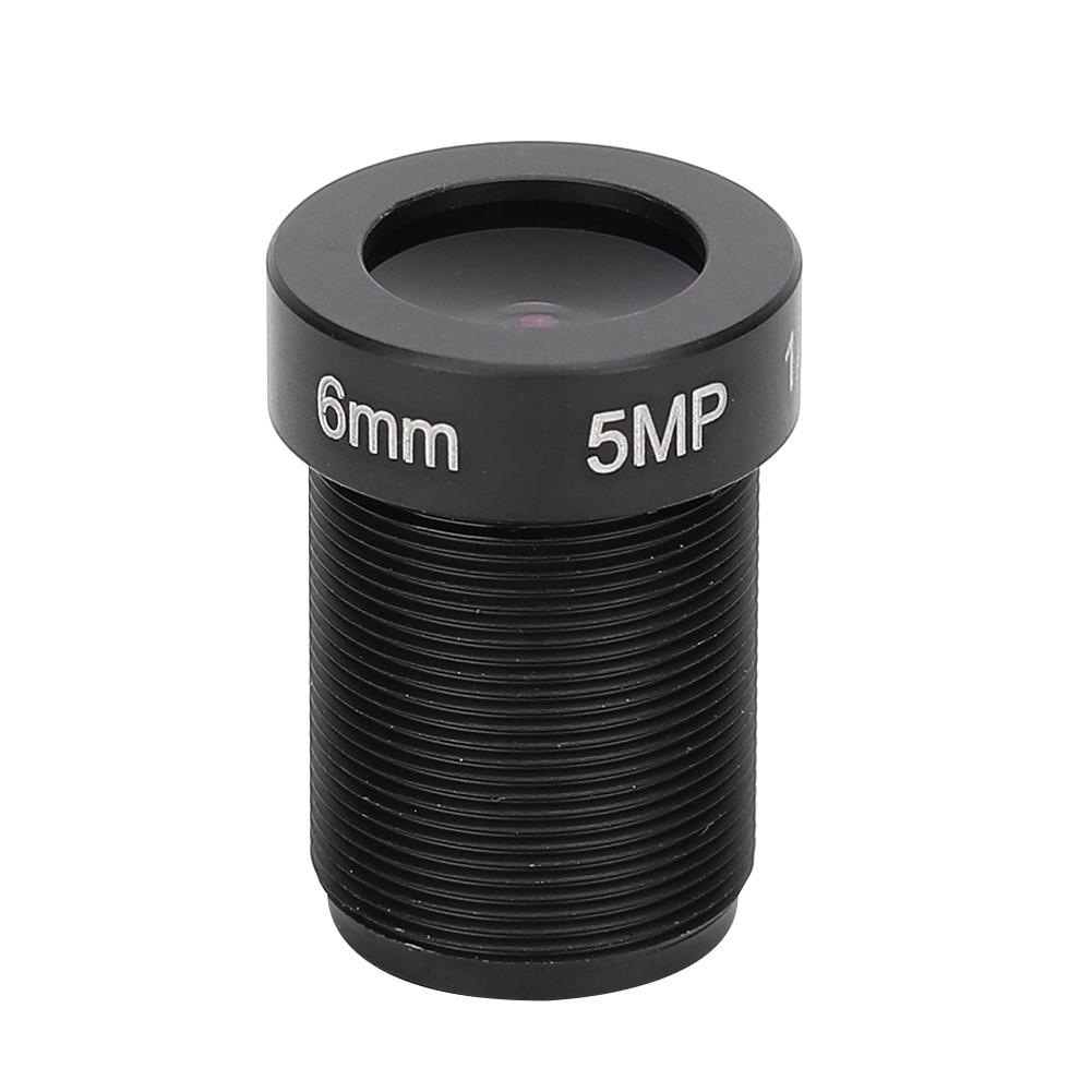 5MP Camera Lens High Definition 6mm Fixed 1/2.5 Image Format M12 Mounts