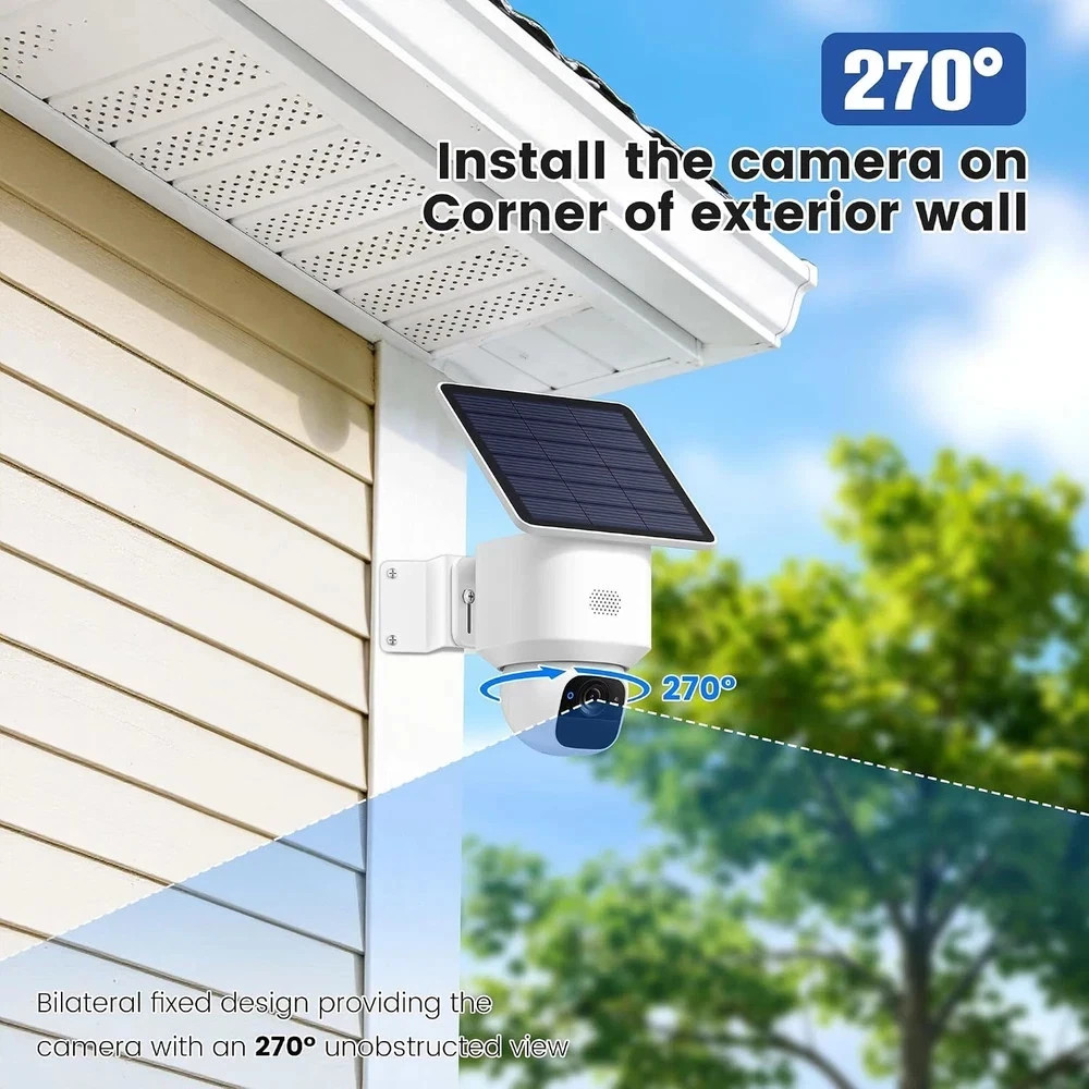1 Pack Metal Mounting Corner Bracket for Security Camera, Wall Corner Mount