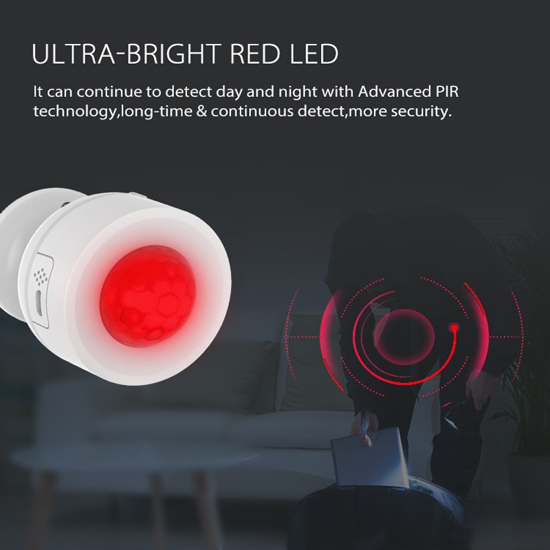 NEO COOLCAM NAS-PD07W WiFi Smart PIR Motion Sensor Infrared Home Security Alarm